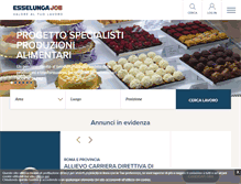 Tablet Screenshot of esselungajob.it